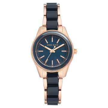 Anne Klein Quartz Analog Blue Dial Stainless Steel Strap Watch for Women