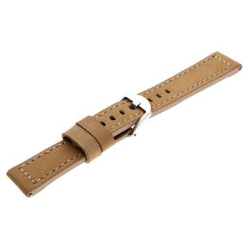 22 mm Brown Genuine Leather Straps for Men