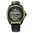 Fastrack Automatics Black Dial Brown Stainless Steel Strap Watch For Guys