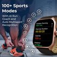 Titan Zeal with 4.69 cm AMOLED Display with AOD, Functional Crown, BT Calling, Smartwatch with Rose Gold Mesh Strap - image number 5