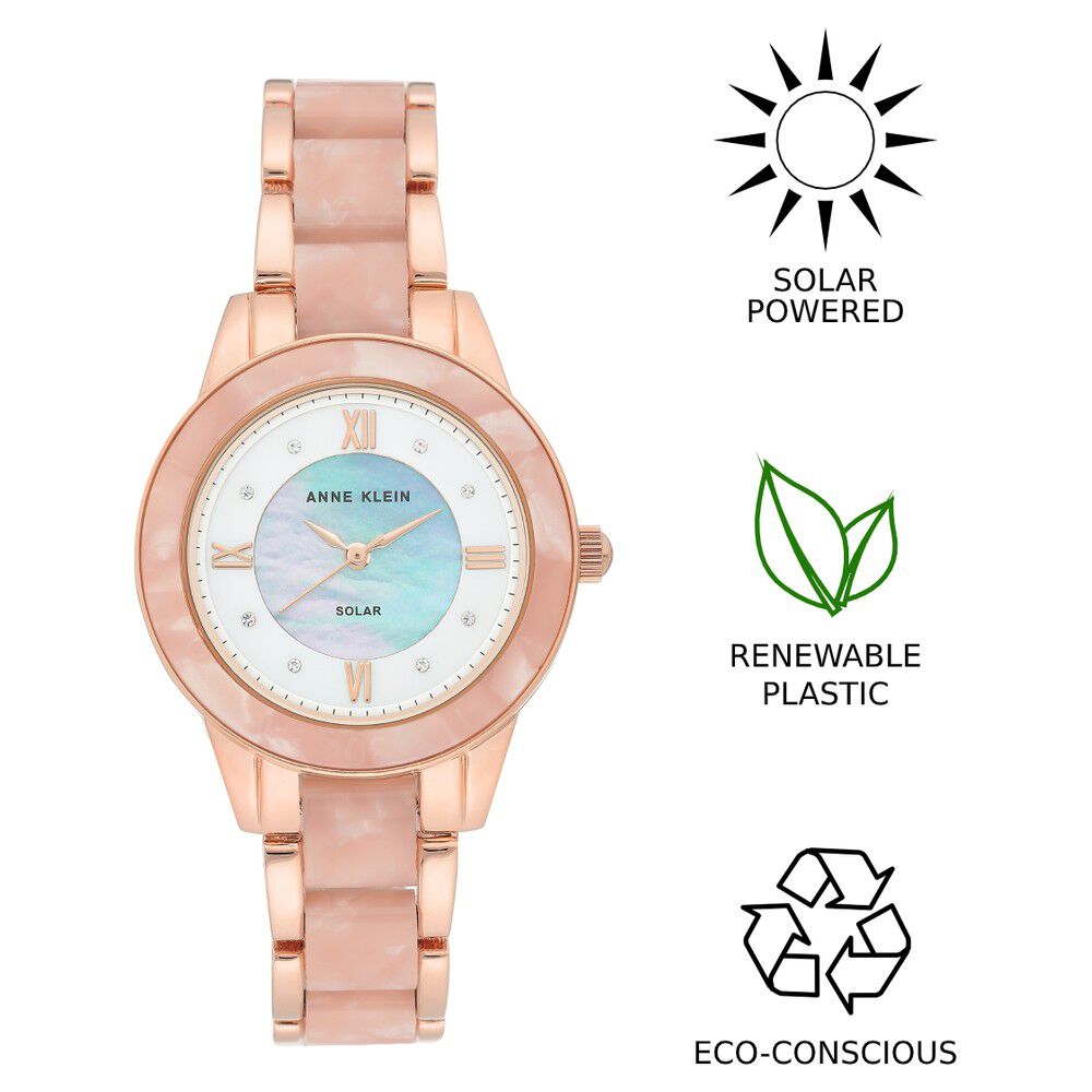 Anne klein mother of pearl watch outlet