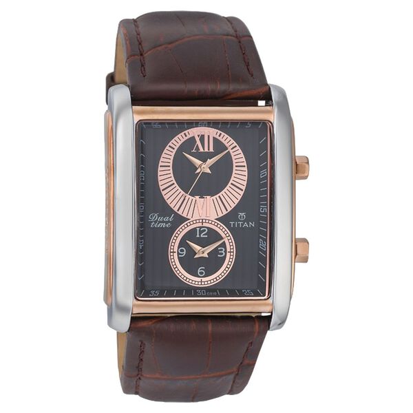 Titan Quartz Analog Black Dial Watch for Men - image number 0