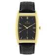 Titan Quartz Analog with Day and Date Black Dial Leather Strap Watch for Men