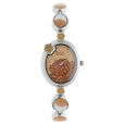 Titan Raga Aurora Pink Dial Analog Metal Strap watch for Women