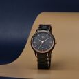 Fastrack Vyb Phantom Quartz Analog Black Dial Two Toned Metal Strap Watch For Guys - image number 0
