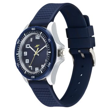 SF Sporty Analogs Quartz Analog Blue Dial Blue Plastic Strap Watch For Men