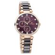 Titan Ceramics Blue Dial Quartz Multifunction Stainless Steel and Ceramic Strap watch for Women