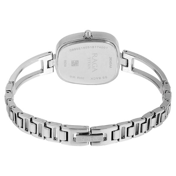 Titan Raga Viva Silver Dial Analog with Date Metal Strap watch for Women - image number 4