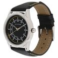 Titan Quartz Analog Black Dial Leather Strap Watch for Men - image number 1