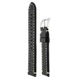 20 mm Black Genuine Leather Straps for Men - image number 2