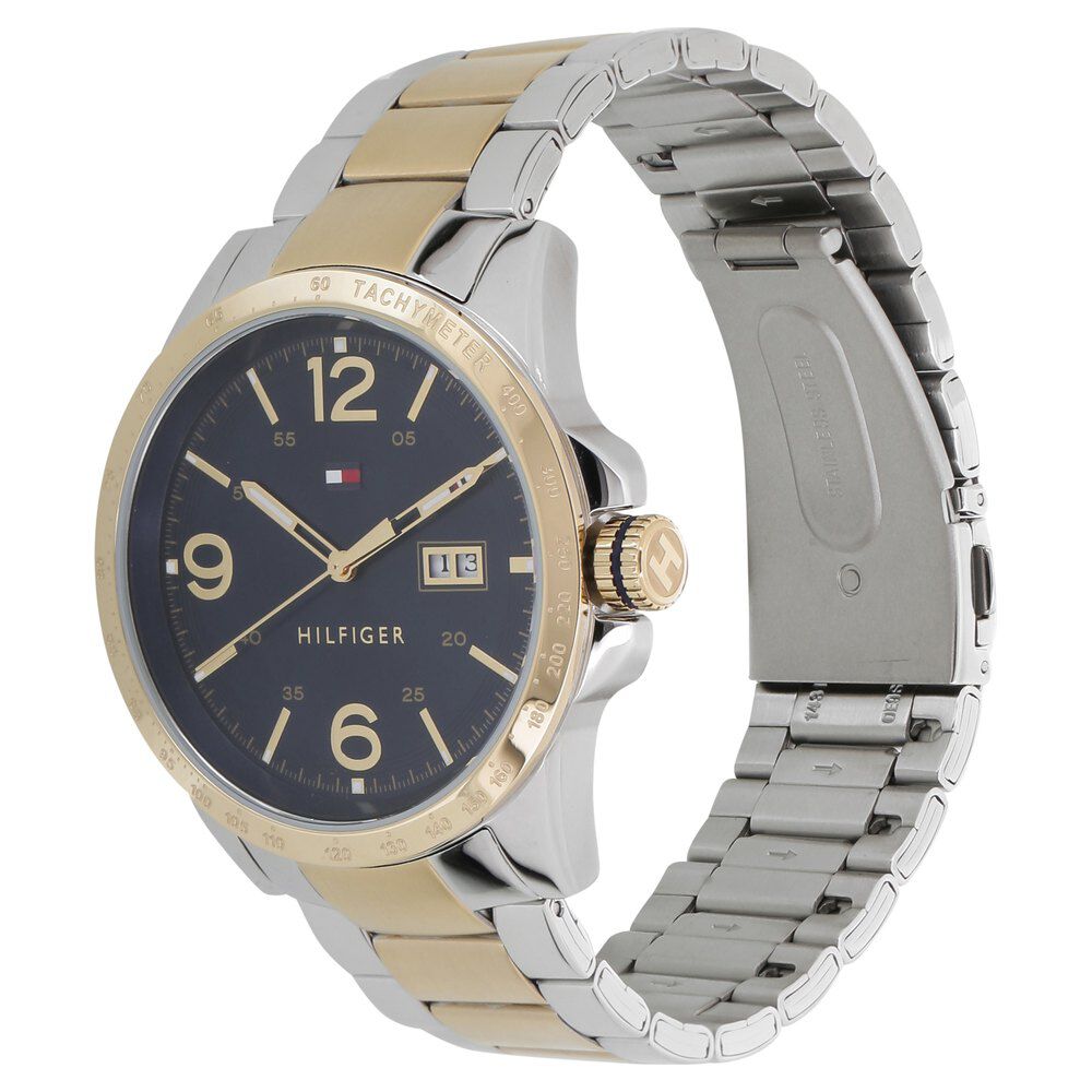 Buy Online Tommy Hilfiger Quartz Analog Blue Dial Metal Strap Watch for Men ncth1791453w Titan