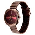 Fastrack 9 to Fine Analog with Brown Dial Metal Strap Watch for Girls - image number 2