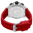 Ducati Quartz Chronograph Black Dial Red Silicone Strap Watch For Men - image number 2