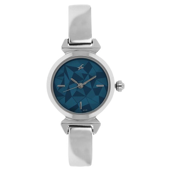 Fastrack Quartz Analog Blue Dial Stainless Steel Strap Watch for Girls - image number 0