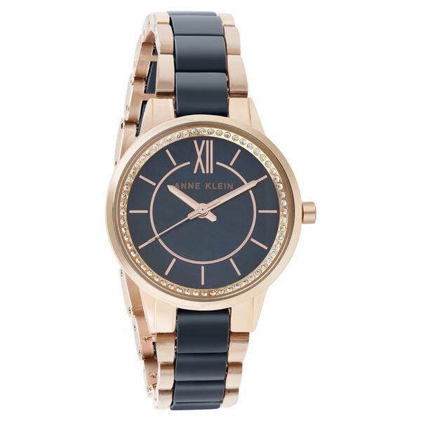 Anne Klein Quartz Analog Blue Dial Ceramic Strap Watch for Women - image number 0