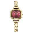 Titan Raga Showstopper Quartz Analog Maroon Dial Metal Strap Watch For Women - image number 0