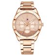 Tommy Hilfiger Quartz Multifunction Rose Gold Dial Stainless Steel Strap Watch for Women - image number 0
