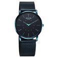 Sonata Sleek Quartz Analog Blue Dial Blue Stainless Steel Strap Watch For Men - image number 0