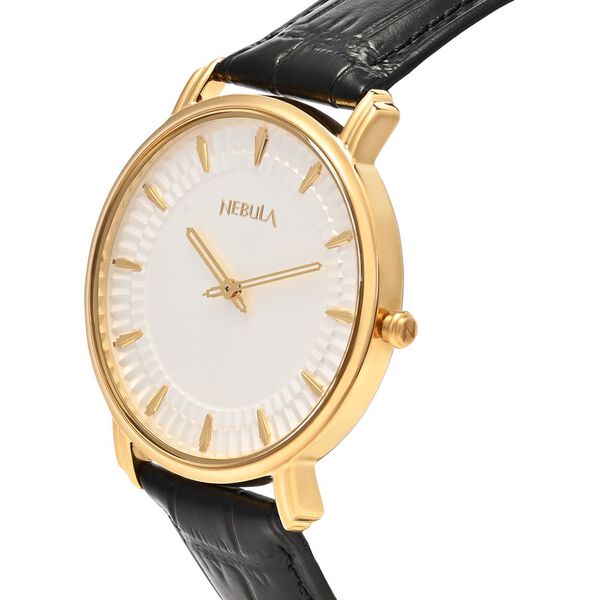 Titan Nebula Art Deco 18k Gold Analog Watch for Men  - image number 1