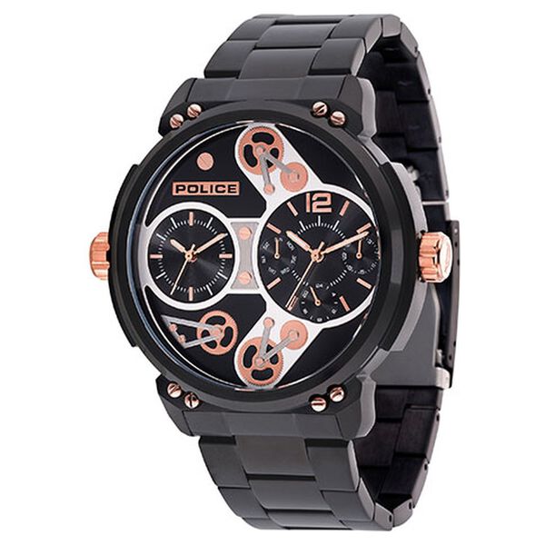 Police Quartz Chronograph Black Dial Watch for Men - image number 0
