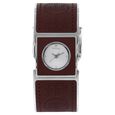 Titan Quartz Analog Silver Dial Leather Strap Watch for Women - image number 0