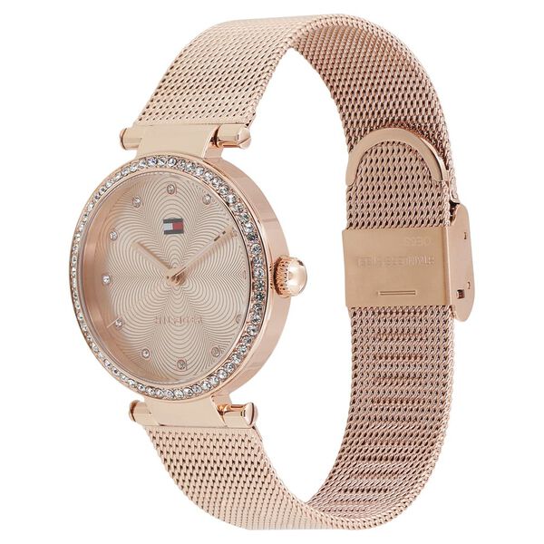 Buy Online Tommy Hilfiger Quartz Analog Rose Gold Dial Stainless Steel ...