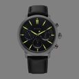 Titan Stellar Quartz Multifunction Black Dial Leather Strap Watch for Men - image number 1