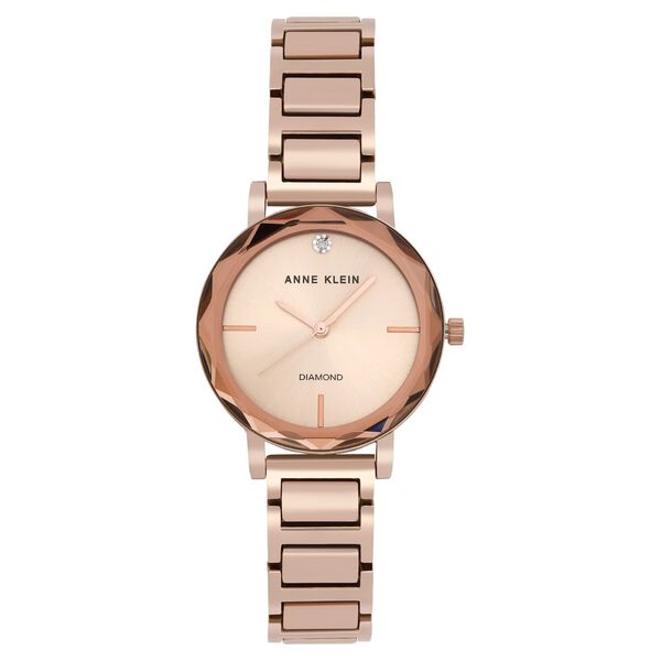 Anne Klein Quartz Analog Rose Gold Dial Metal Strap Watch for Women - image number 1