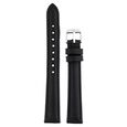 14 mm Black Genuine Leather Strap for Women - image number 0