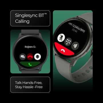 Fastrack Jupiter R3 Smartwatch with 1.38" TFT 2.5D Display ,Push Button Interaction, HRM,SpO2 & Sleep Tracking