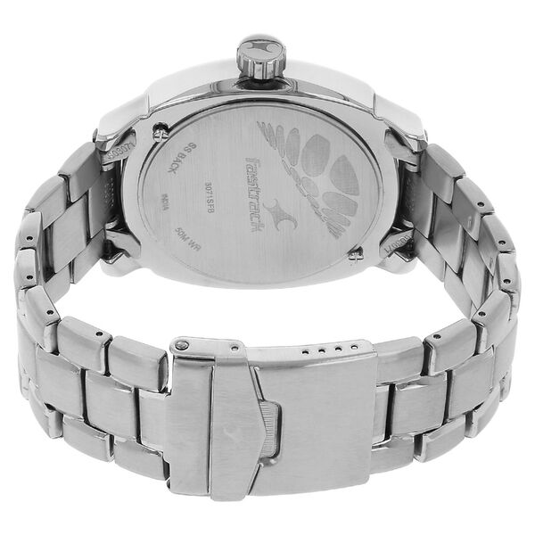 Fastrack Quartz Analog White Dial Stainless Steel Strap Watch for Guys - image number 3