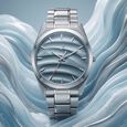 Fastrack Gelato Silver metal strap watch with Mint chip dial for Guys - image number 0