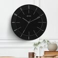 Titan Contemporary Black Wall Clock with Domed Glass - 27 cm x 27 cm (Small) - image number 0
