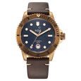 Xylys Swiss Automatic Brown Dial Brown Leather Strap Watch For Men - image number 2