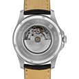 Xylys Automatic Analog Grey Dial Black Leather Strap Watch For Men - image number 5