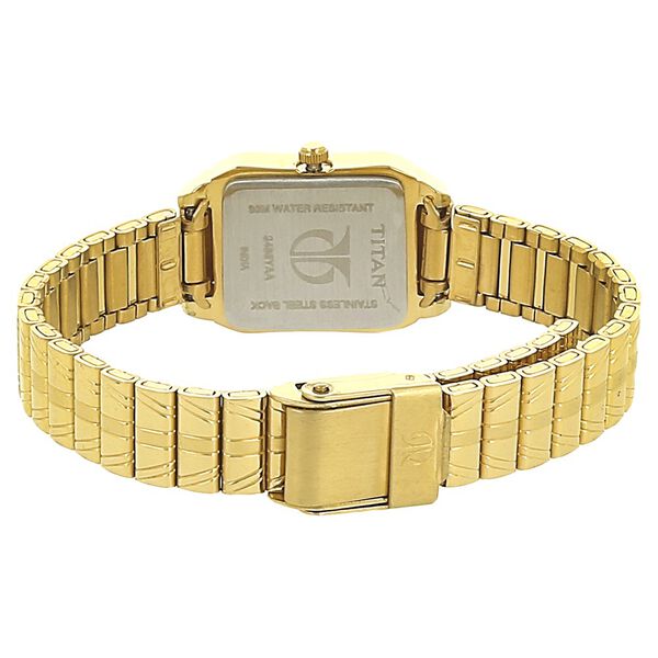 Titan Quartz Analog Silver Dial Watch for Couple - image number 3