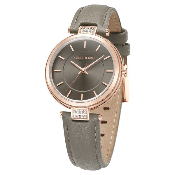 Kenneth Cole Quartz Analog Brown Dial Antique Leather Strap Watch for Women - image number 1