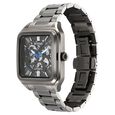 Titan Shaped Automatics Anthracite Dial Grey Stainless Steel Strap watch for Men - image number 2