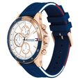 Tommy Hilfiger Quartz Multifunction White Dial Silicone Strap Watch for Men - image number 1