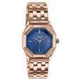 Poze By Sonata Quartz Analog Blue Dial Rose Gold Metal Strap Watch For Women - image number 2