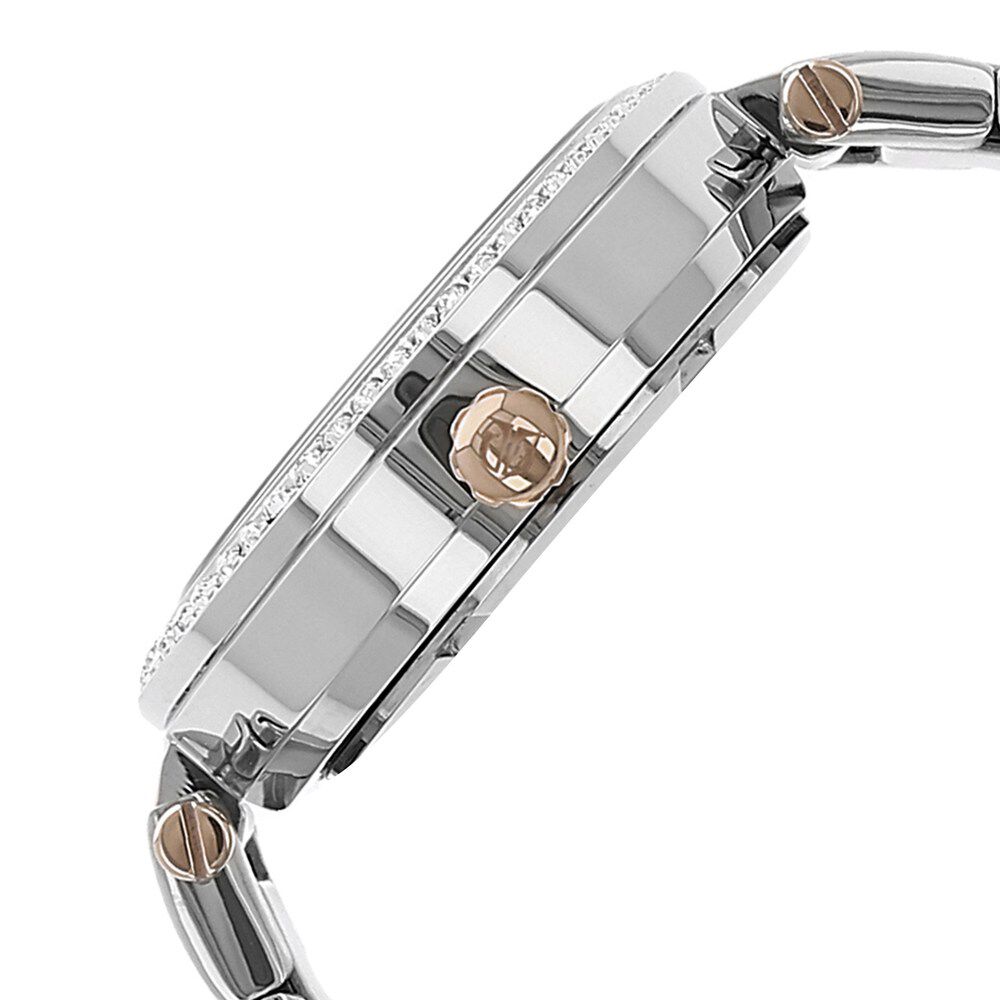 Titan Quartz Multifunction Silver Dial Stainless Steel Strap Watch for Women