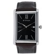 Titan Men's Urban Chic: Modernist Black Dial & Leather Strap Watch - image number 0