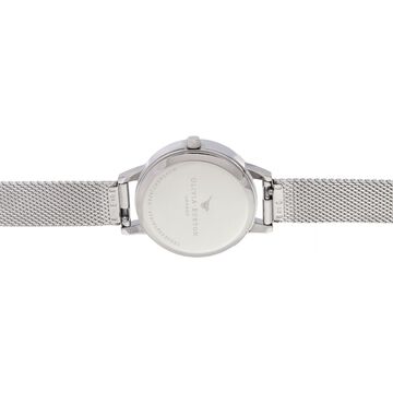 Olivia Burton Quartz Analog White Dial Stainless Steel Strap Watch for Women