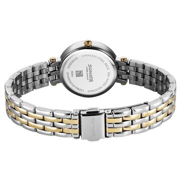 Sonata Eternia Quartz Analog White Dial Metal Strap Watch For Women