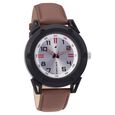 Fastrack Quartz Analog Silver Dial Leather Strap Watch for Guys - image number 0