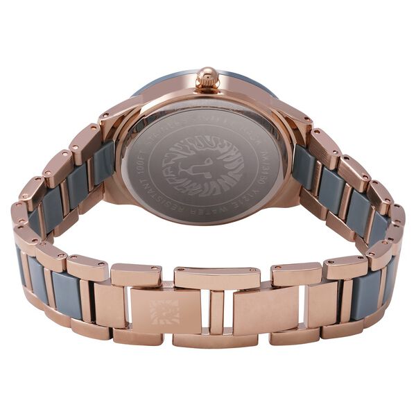 Anne Klein Quartz Analog Blue Dial Ceramic Strap Watch for Women - image number 4