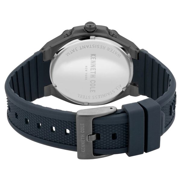 Kenneth Cole Quartz Chronograph Grey Dial Silicone Strap Watch for Men - image number 2