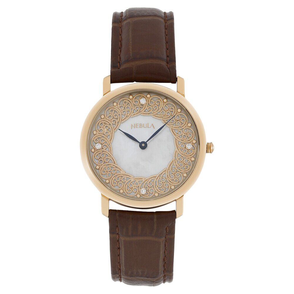 Buy Online Titan Nebula Filigree Quartz Analog 18 Karat Solid Gold Watch for Men ns5036dl01 Titan