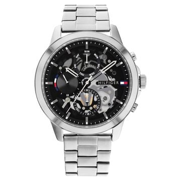Tommy Hilfiger Quartz Multifunction Black Dial Watch for Men