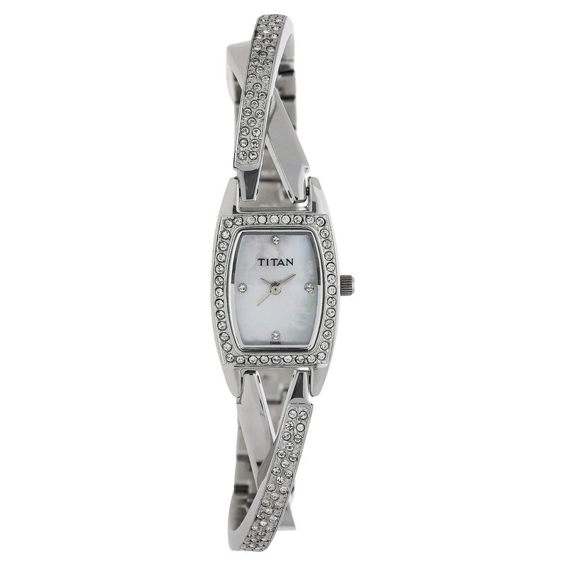 Titan Women Quartz Analog Stainless Steel Strap watch for Women